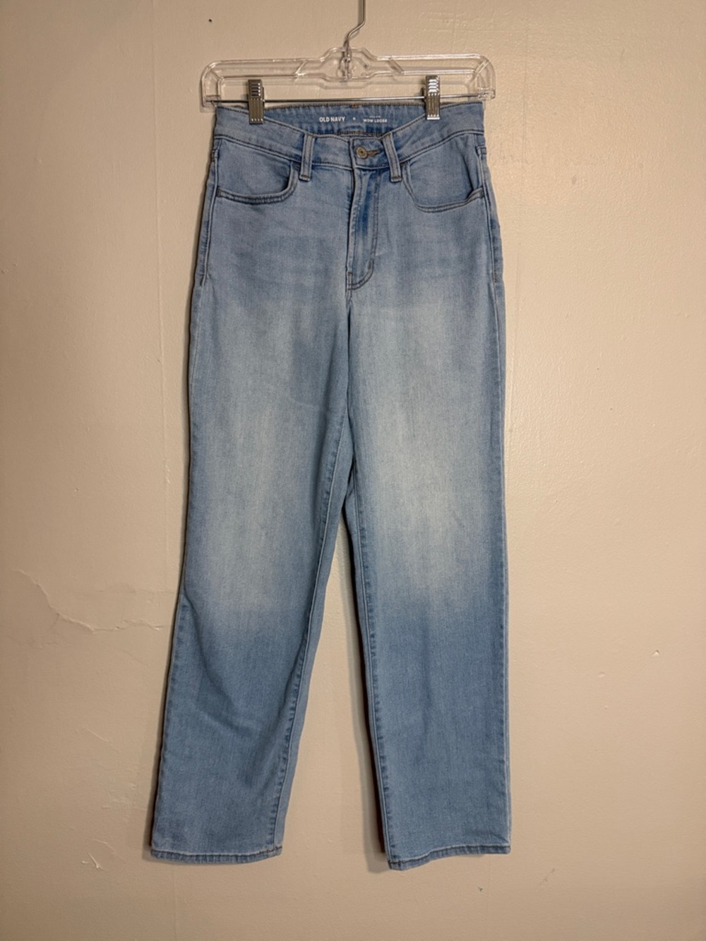 Old Navy Light Blue High-Rise Straight Jeans